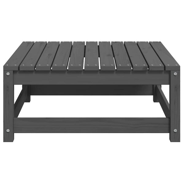 Garten Fußhocker mit Kissen, 2er Set