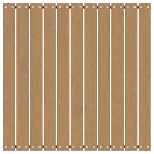 2-tlg. Garten Lounge Set Honigbraun Kiefer