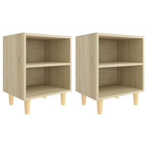 Nachttische 2er Set Sonoma Eiche 40x30x50cm