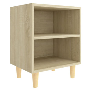 Nachttische 2er Set Sonoma Eiche 40x30x50cm