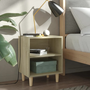 Nachttische 2er Set Sonoma Eiche 40x30x50cm