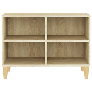 TV-Schrank Sonoma-Eiche mit Massivholzbeinen
