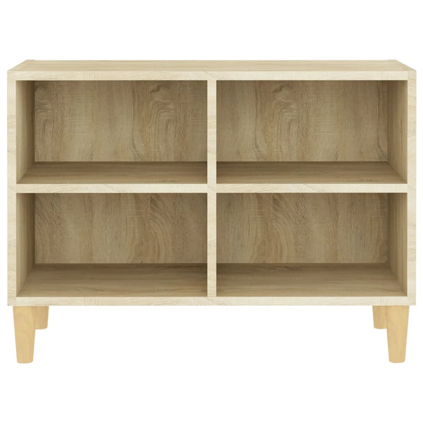 TV-Schrank Sonoma-Eiche mit Massivholzbeinen