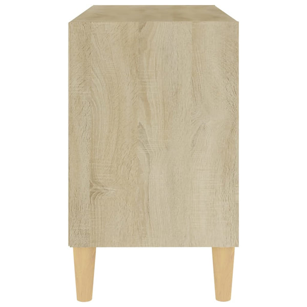 TV-Schrank Sonoma-Eiche mit Massivholzbeinen
