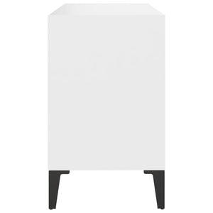 Weißer TV-Schrank mit Metallbeinen