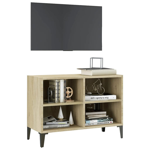 Sonoma Eiche TV-Schrank mit Metallbeinen