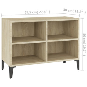 Sonoma Eiche TV-Schrank mit Metallbeinen