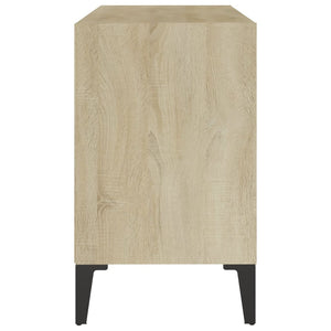 TV-Schrank Weiß Sonoma-Eiche 69,5 cm