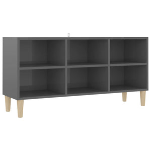Hochglanz TV-Schrank Grau 103,5 cm
