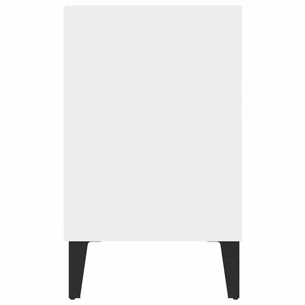 Weißer TV-Schrank mit Metallbeinen
