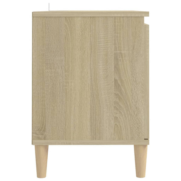 TV-Schrank Sonoma Eiche mit Holzbeinen