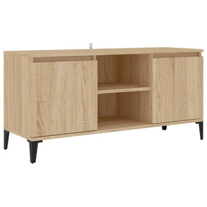 TV-Schrank Sonoma Eiche mit Metallbeinen
