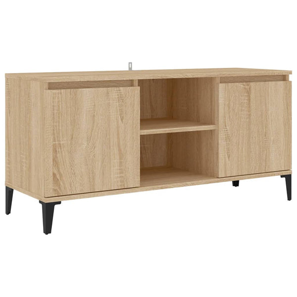 TV-Schrank Sonoma Eiche mit Metallbeinen