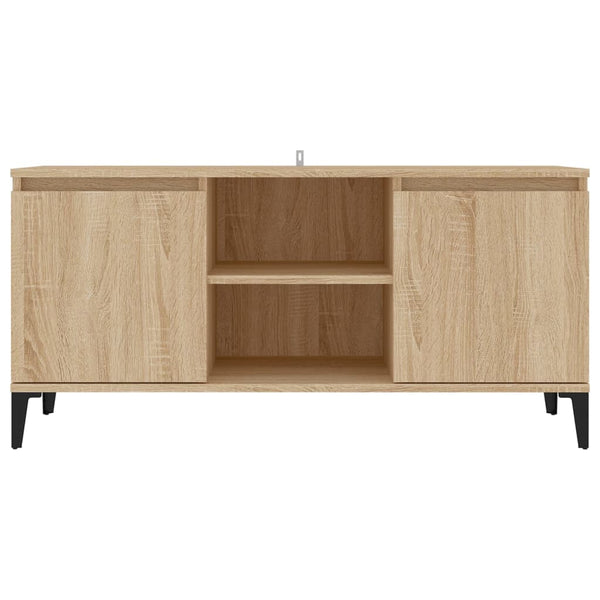 TV-Schrank Sonoma Eiche mit Metallbeinen