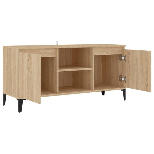 TV-Schrank Sonoma Eiche mit Metallbeinen