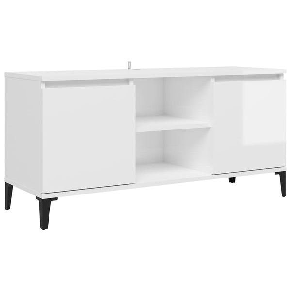 Hochglanz TV-Schrank Weiß 103,5 cm