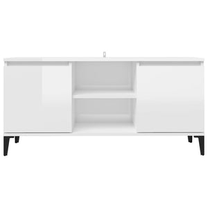 Hochglanz TV-Schrank Weiß 103,5 cm