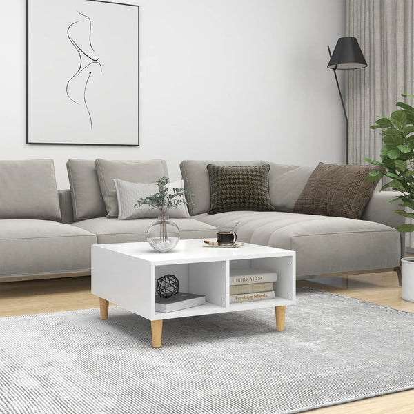 Weißer Couchtisch 60x60 cm