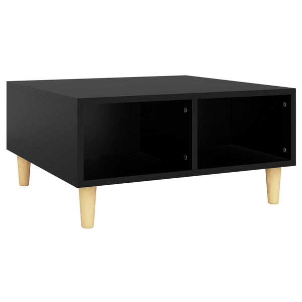 Schwarzer Couchtisch 60x60 cm