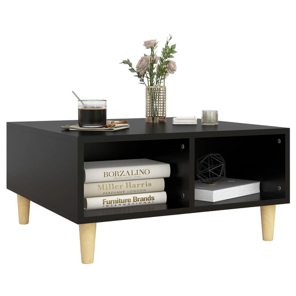 Schwarzer Couchtisch 60x60 cm