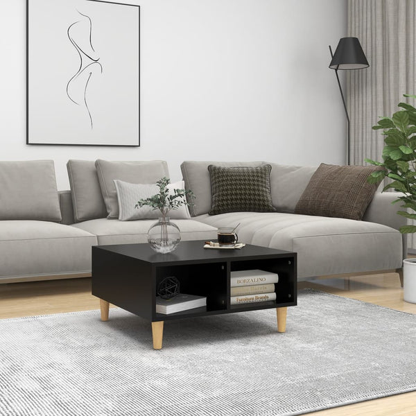 Schwarzer Couchtisch 60x60 cm