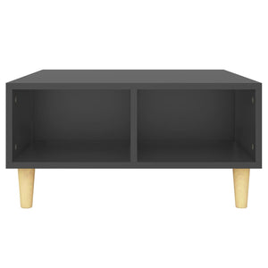 Grauer Couchtisch 60x60 cm