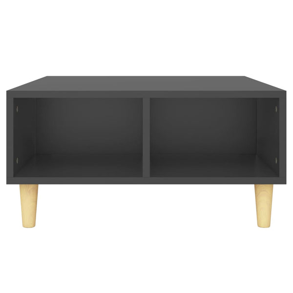 Grauer Couchtisch 60x60 cm