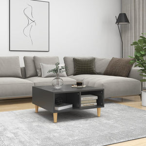 Grauer Couchtisch 60x60 cm