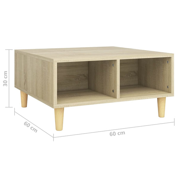 Sonoma Eiche Couchtisch 60x60 cm