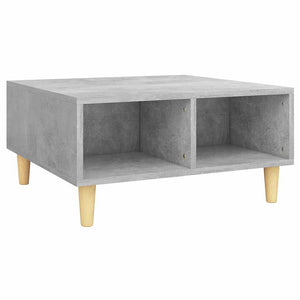 Betongrauer Couchtisch 60x60 cm