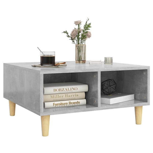 Betongrauer Couchtisch 60x60 cm