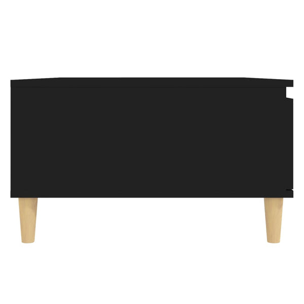Schwarzer Couchtisch 90x60 cm