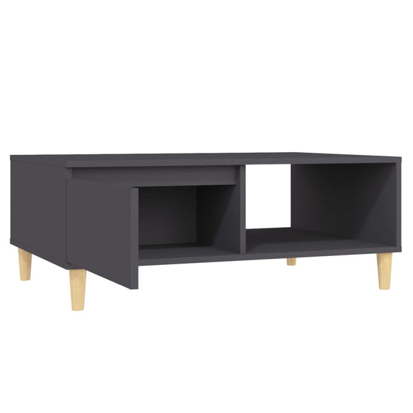 Grauer Couchtisch 90x60 cm