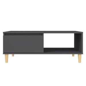 Grauer Couchtisch 90x60 cm
