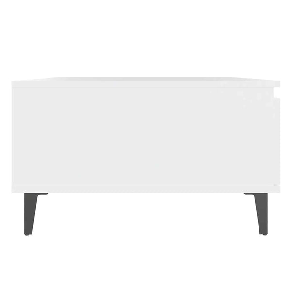 Weißer Couchtisch 90x60 cm