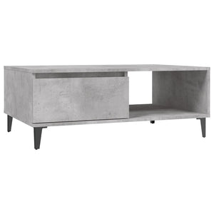 Betongrau Couchtisch 90x60 cm