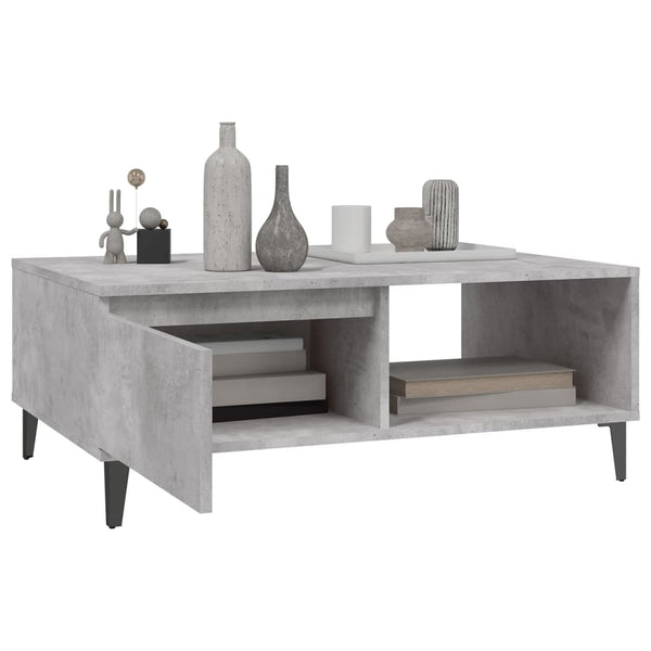 Betongrau Couchtisch 90x60 cm