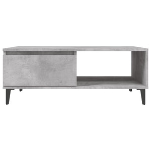 Betongrau Couchtisch 90x60 cm