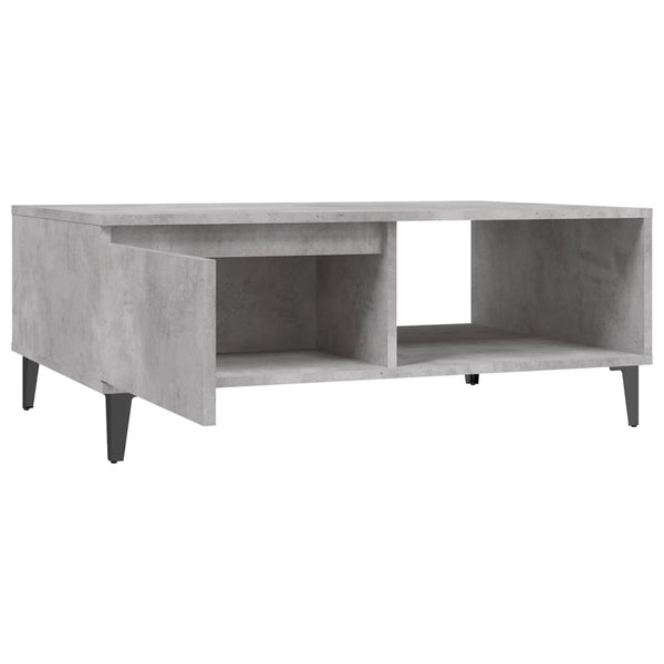 Betongrau Couchtisch 90x60 cm
