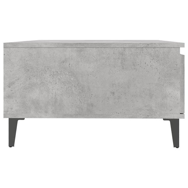 Betongrau Couchtisch 90x60 cm