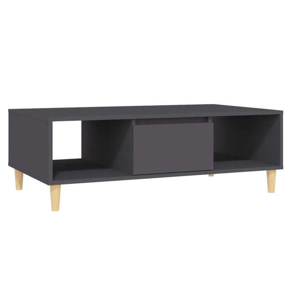 Grauer Couchtisch Holzwerkstoff 103,5 cm
