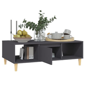 Grauer Couchtisch Holzwerkstoff 103,5 cm