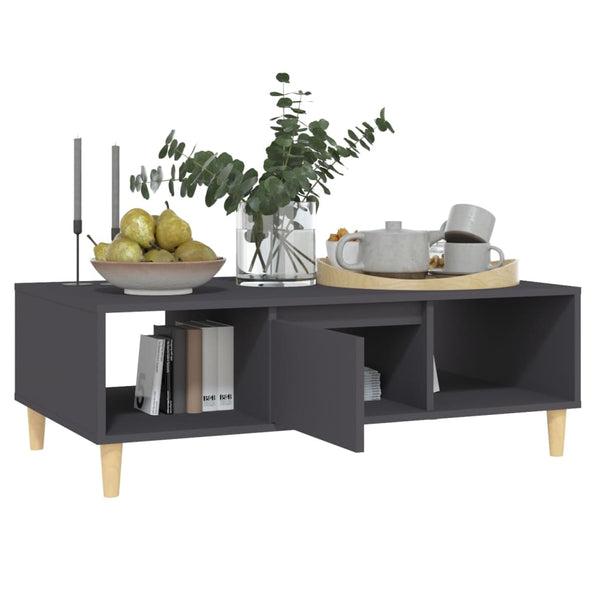 Grauer Couchtisch Holzwerkstoff 103,5 cm