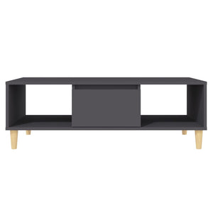 Grauer Couchtisch Holzwerkstoff 103,5 cm