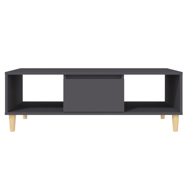 Grauer Couchtisch Holzwerkstoff 103,5 cm