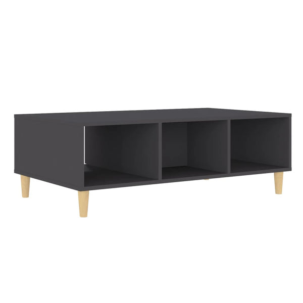 Grauer Couchtisch Holzwerkstoff 103,5 cm