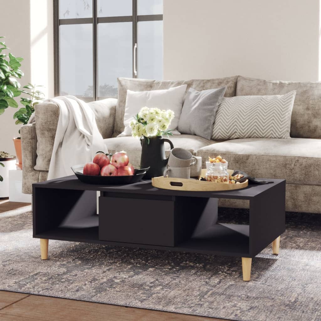 Grauer Couchtisch Holzwerkstoff 103,5 cm