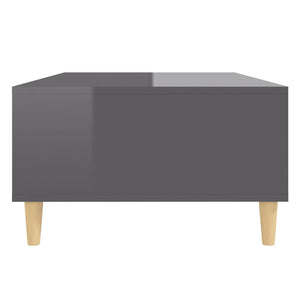 Couchtisch Hochglanz Grau 103,5 cm