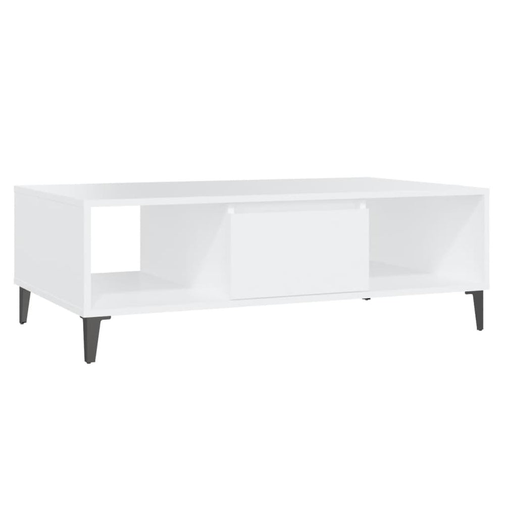 Weißer Couchtisch 103,5 cm