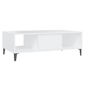 Weißer Couchtisch 103,5 cm